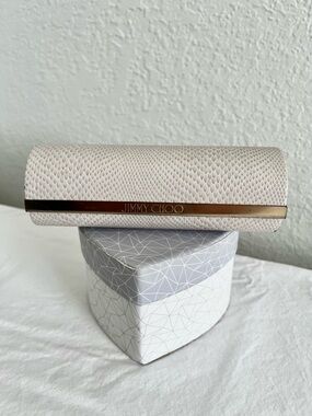 Jimmy Choo Snakeskin glasses case